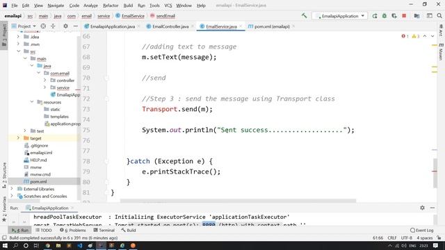 How to create Email Web API using Spring Boot | Spring Boot Tutorial смотреть онлайн