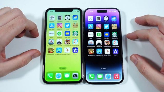 iPhone 11 vs iPhone 14 Pro Speed Test! смотреть онлайн