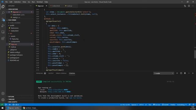 06 - Mostrar Texto en Lugar del Valor del Select [Vue.js 3 CLI] смотреть онлайн