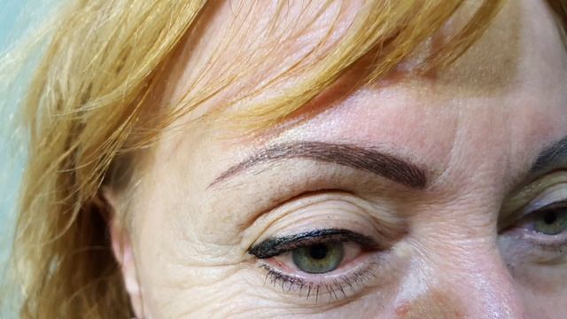 татуаж бровей перьевая техника. работы смотреть онлайн