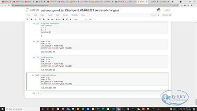 Python Arithmatic Operators | Python Operators | Arithmatic Operators in Python #10 смотреть онлайн