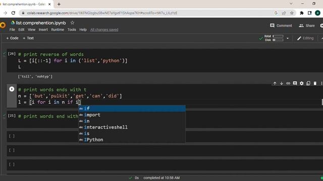 python list comprehension with strings#python #practicepython смотреть онлайн