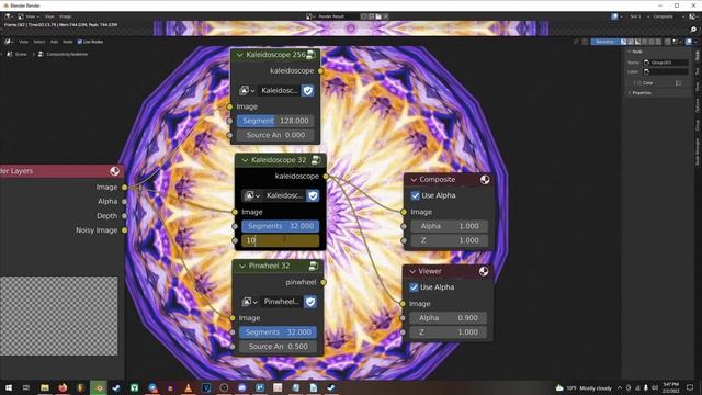 Blender 3 Kaleidoscope Node Group!