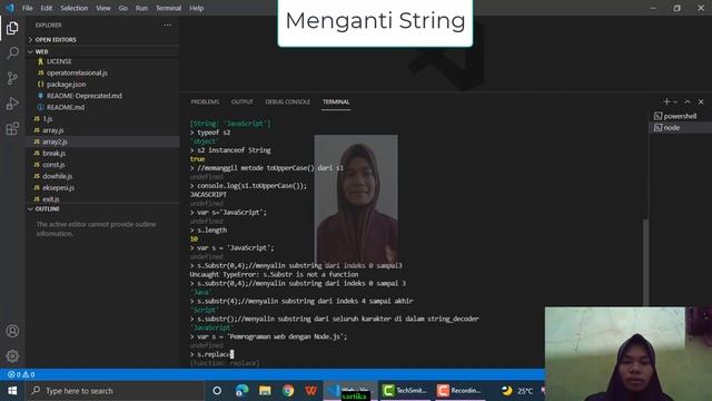 String dalam JavaScript-Node.js смотреть онлайн