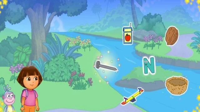 Dora's Alphabet Forest Adventure Game - Dora Games - Nick Jr смотреть онлайн