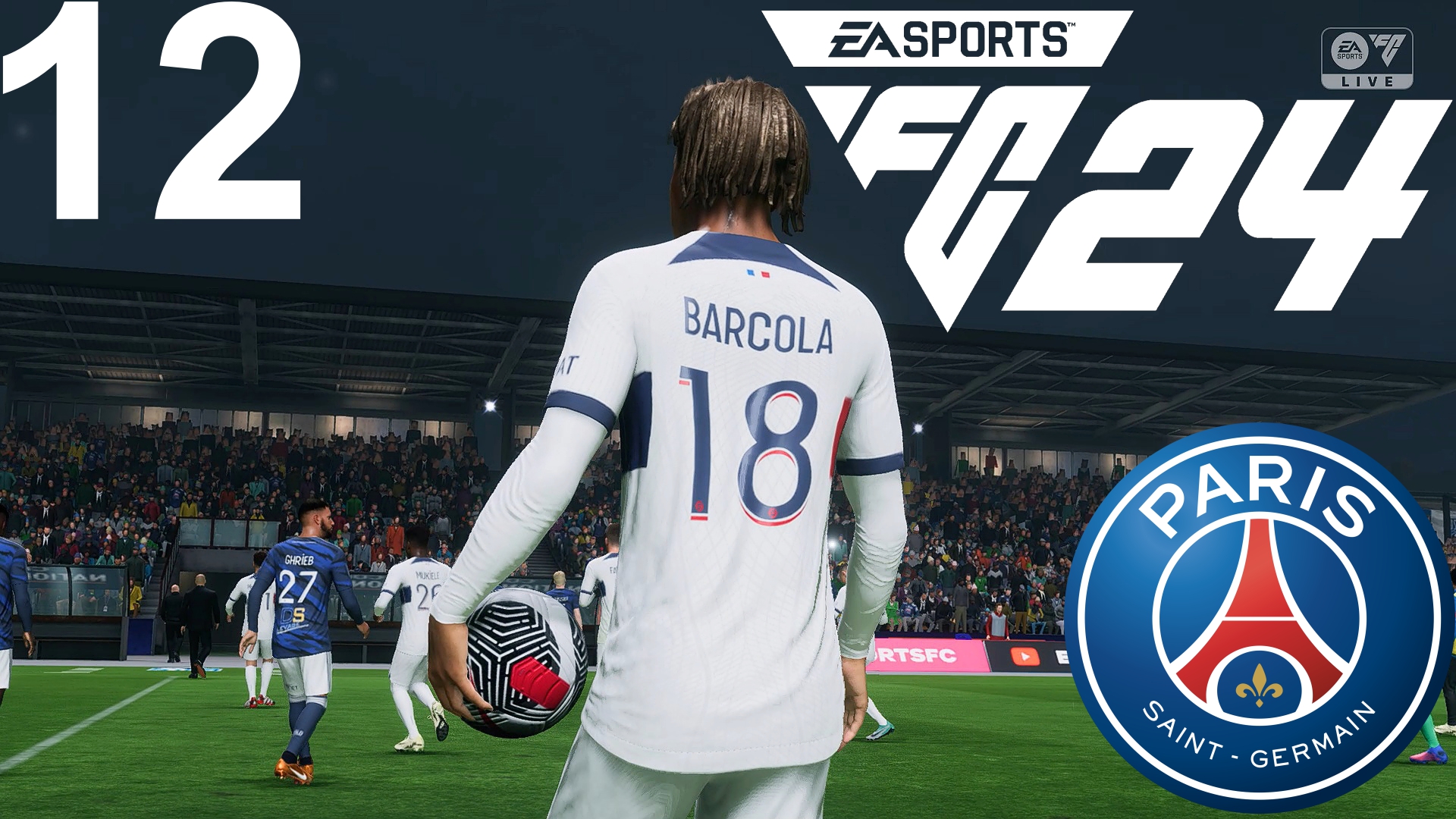 FC 24 КАРЬЕРА ЗА ПСЖ #12 - ХЕТ-ТРИК БАРКОЛЯ ВЫВОДИТ БАНДУ ГВАРДИОЛЫ В ПОЛУФИНАЛ КУБКА ФРАНЦИИ!