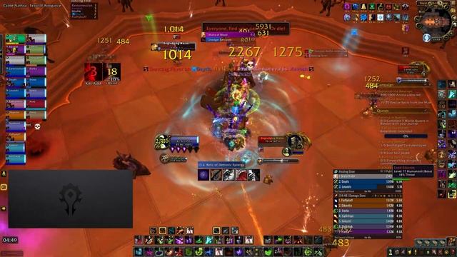 The Council of Blood mythic | Affliction Warlock POV | Castle Nathria | Shadowlands смотреть онлайн