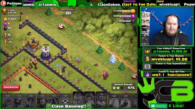 War Attacks ➡ Pushing / Farming ➡ Fortnite | @ClashBashing on Twitter | Clash of Clans смотреть онлайн