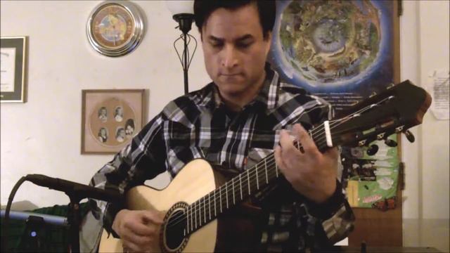 cover of "Bouree" by JS Bach on classical guitar смотреть онлайн