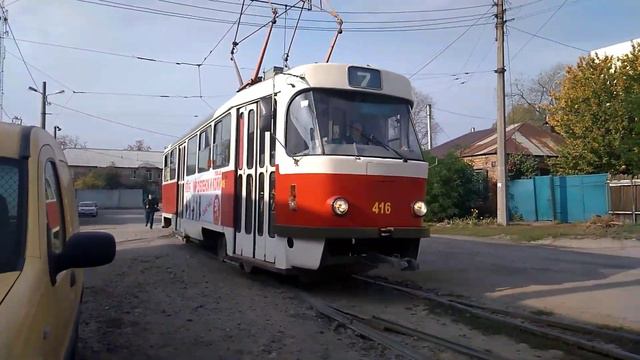 ГРОМАДСЬКИЙ ТРАНСПОРТ ТРАМВАЇ І ХАРКІВ ТРАМВАЙ ТАТРА Т3 МАРШРУТ #7 ЗУП. НОВОСЕЛІВКА смотреть онлайн