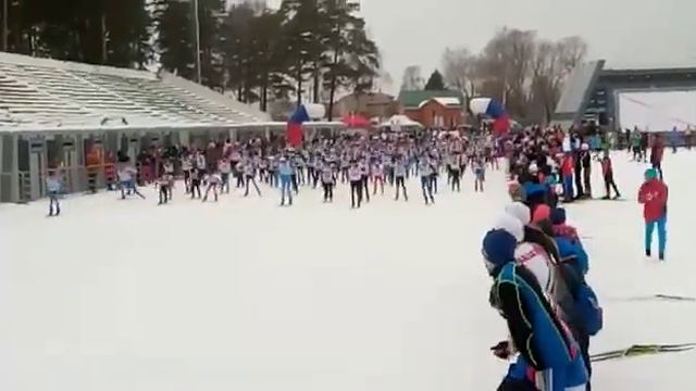 Казанский лыжный марафон детский старт смотреть онлайн