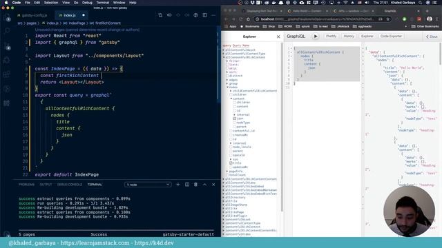 How to render Contentful Rich Text data in Gatsby смотреть онлайн