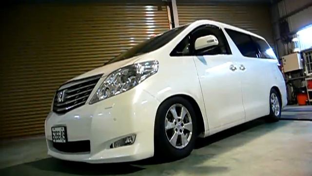 TOYOTA ALPHARD (ANH20) with AirREX digital air suspension system смотреть онлайн