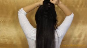 как крепить волосы на заколках на короткие волосы www.brandhair.ru