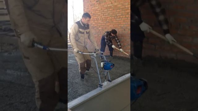 Бетонные работы - виброрейка