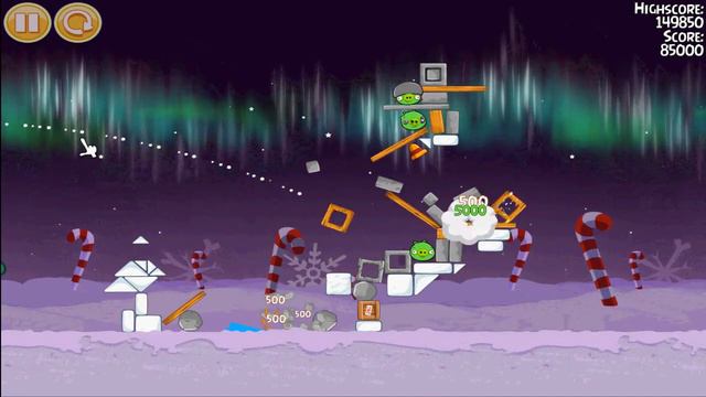 Angry Birds Seasons - Winter Wonderham - Level 1-24 / 3 stars смотреть онлайн