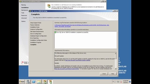 Install SQL 2008 R2 and WSUS 3.0 смотреть онлайн