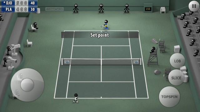 Stickman Tennis game play review by Star TCS смотреть онлайн