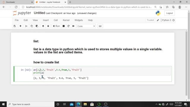 What is list in python URDU | HINDI. How to create list in python. List with CodeBench. for beginne смотреть онлайн