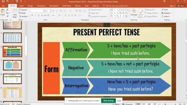 LESSON 39: PRESENT PERFECT (AFFIRMATIVE AND NEGATIVE) смотреть онлайн