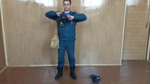 Норматив №10.2. - Надевание фильтрующего противогаза