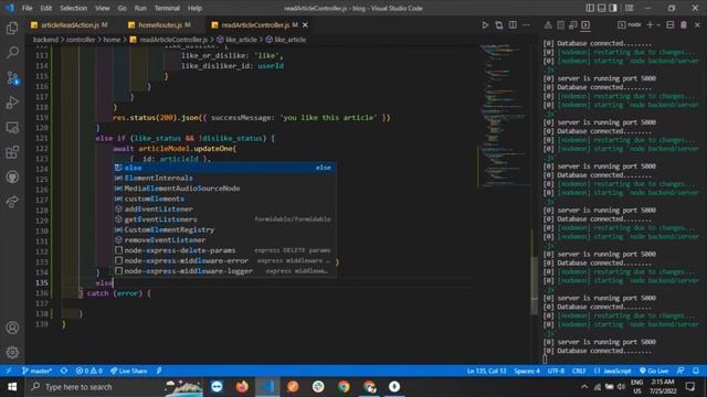 MERN STACK Multi Author Blog article like undo React Node Express mongodb #101 смотреть онлайн