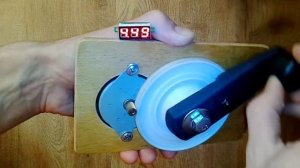 Генератор из шагового двигателя