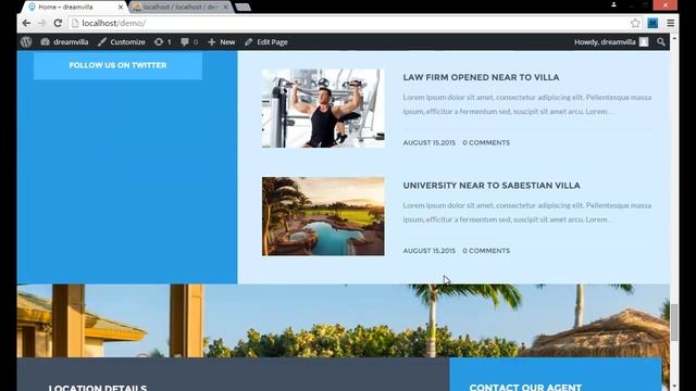 DreamVilla - Single Property Real Estate WordPress Theme смотреть онлайн