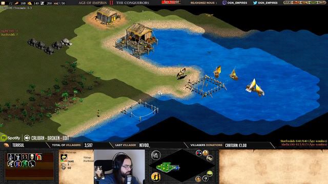 Age of empires II - OGN VS IDEFIX - ISLAND - VIKING'S WAR смотреть онлайн