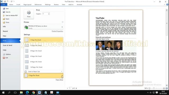 Cara print ukuran A4 menjadi A5 смотреть онлайн