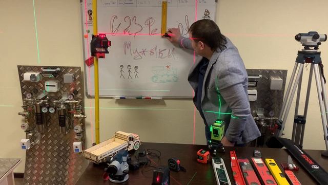 КАК ВЫБРАТЬ Лазерный уровень? / Лазерный нивелир / Пузырьковый уровень смотреть онлайн
