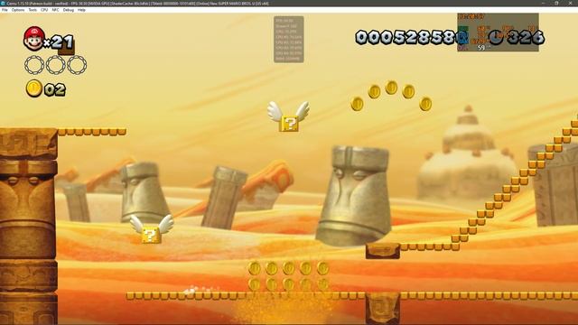 Cemu 1.15.10|New Super Mario Bros U GamePlay смотреть онлайн