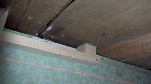 Дача 26. Как выровнять потолок. Потолок провис на 6 см.