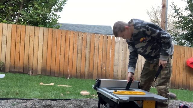 dewalt dwe7485 job site table saw review\demo part 1 смотреть онлайн