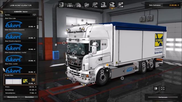 [ETS2 v1.31] Scania RJL Kraker/NTM/Ekeri Tandem Addon v1.6 *Trailer Cable* смотреть онлайн