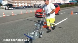 Нанесение холодного пластика ручной кареткой