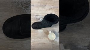 Убираем разводы от соли с зимней обуви