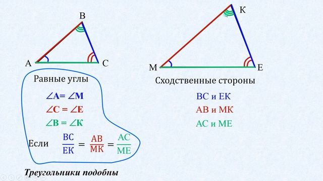 8 класс Отношение площадей подобных фигур смотреть онлайн