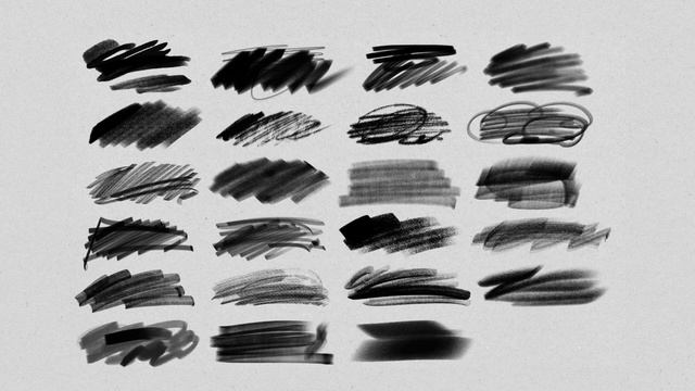 150 Charcoal Brushes for Photoshop смотреть онлайн