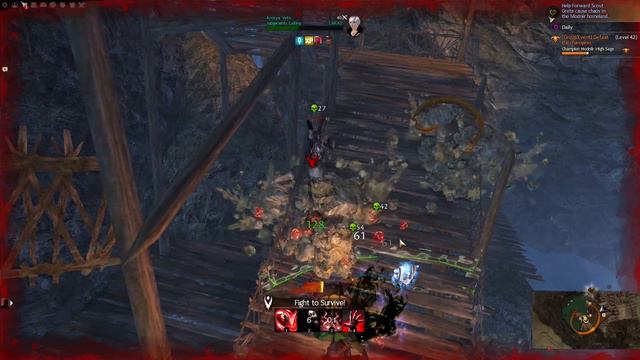 Guild Wars 2. Lets Play. Necromancer Part 36. Centaur Mines. смотреть онлайн