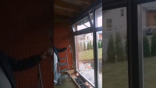 Дистанционное открывание фрамуги с использованием гибкой тяги. Оконикс, мы работаем для Вас смотреть онлайн