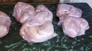 Вес тушки кролика породы Белый Великан. Самое вкусное мясо кролика.