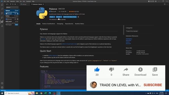 Set up of python in Visual Studio Code and Installing Libraries in visual studio code in easy way смотреть онлайн