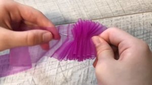 Взяла ИГОЛКУ и Ленту Без Шитья и Клея Очень Легко СДЕЛАТЬ Розу из Ленты