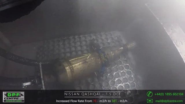 Nissan Qashqai 1.5 DCI DPF Cleaning смотреть онлайн