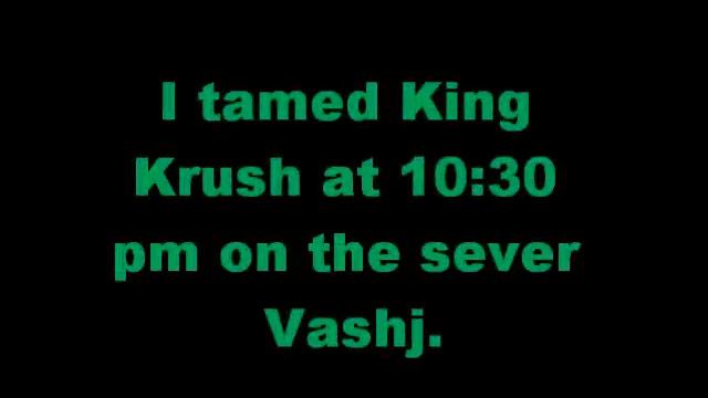 WoW, Taming King Krush смотреть онлайн