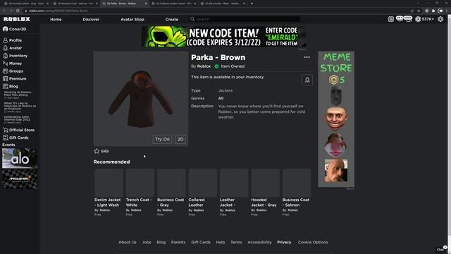 [FREE ITEMS] How to get 5 MORE FREE JACKETS | Roblox смотреть онлайн