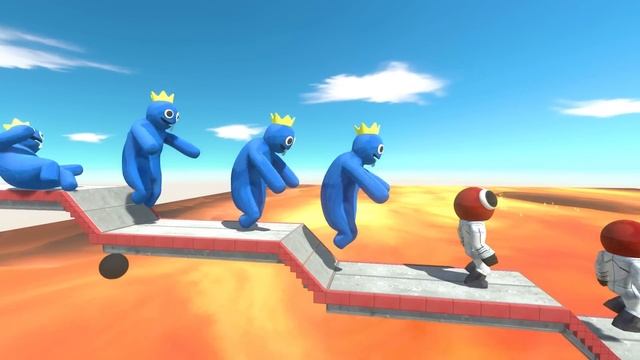 Cannon and Fireball Run Away - Animal Revolt Battle Simulator смотреть онлайн