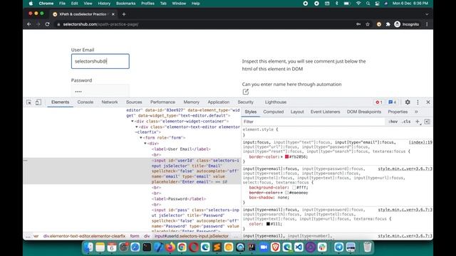 How to get text of tooltip for email validation in selenium | interview question смотреть онлайн