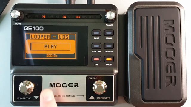 #023 How To Record A Loop MOOER GE100 #HowTwoGE100